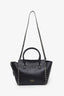 Valentino Black Calfskin Leather Small Rockstud Tote Bag with Strap