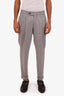 Hugo Boss Grey Wool Straight Leg Pants Size 32 Mens