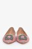 Manolo Blahnik Pink Sparkly Crystal Embellished 'Hangisi' Flat Size 36.5