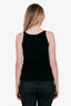 Christian Dior Black Logo Cotton Tank Top Size M