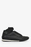 Louis Vuitton Black Leather Logo High-Top Sneakers Size 6 Men's