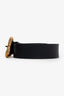 Gucci Black Leather Snake Belt Size 120