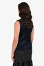 Pleats Please Issey Miyake Navy Sleeveless Top Size 5