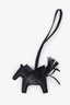 Hermès 2021 So Black Lizard Touch Grigri Rodeo Pegase Horse Bag Charm PM