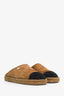 Pre-loved Chanel™ Brown Suede Coco Beach Mules Size 40