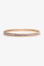 Hermès Gold/Beige Printed Enamel Thin Bangle