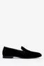 Saint Laurent Black Velvet Loafers Size 41 Men's
