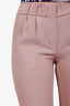 Brunello Cucinelli Mauve Silk Straight Leg Pants Size 2