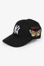 Gucci Black NY Yankees Embroidered Butterfly Baseball Cap