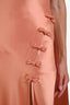 Sau Lee Terracotta Satin Open Back 'Priscilla' Gown Size 2