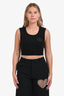 Gucci Black Spandex GG Crop Top Size L
