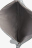 Bottega Veneta Grey Leather Intrecciato Zip Pouch