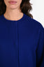 Theory Cobalt Blue Wool Cashmere Midi Coat Size P