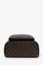 Louis Vuitton Monogram/Black Leather Macassar Dean Backpack