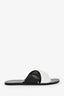Rag & Bone Black/White 'Keaton' Leather Sandals Size 39