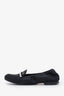 Pre-loved Chanel™ Black Pearl Interlocking CC Logo Loafers Size 38