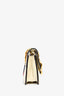 Gucci Cream Leather Mini Sylvie Chain Shoulder Bag