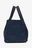 Hermès 2022 Navy Clemence Leather Picotin 22 Bag
