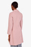 Weekend Max Mara Pink Virgin Wool Peacoat Size 0
