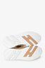 Hermès Camel/White Suede 'Bouncing' Sneakers Size 38