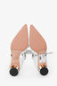 Proenza Schouler White Leather Slingback Mules Size 37