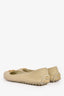 Louis Vuitton White Epi Leather Logo Flats Size 36