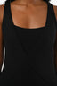 Balmain Black Crossover 3 Button Sleeveless Top Size 36