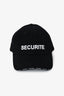 Vetements Black Cotton 'Securite' Baseball Cap