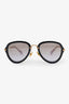 Miu Miu Black Frame Aviator Sunglasses
