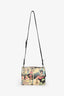 Prada 2018 Multicolour Glace Calfskin Leather Comic Print Crossbody Bag