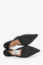Christian Dior Black Leather J'Adior Slingback Heels Size 40