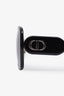 Christian Dior Black Square Frame Sunglasses GHW