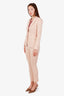 Veronica Beard Light Pink Blazer and Stretch Slim Pant Set Size 4