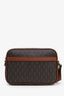 Saint Laurent Paris Brown PVC Le Monogram Camera Crossbody Bag