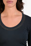 Brunello Cucinelli Navy Blue Cotton Monili Collar Long Sleeve Shirt Size L