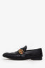 Gucci Black Leather GG Marmont Loafers Size 9 Men's
