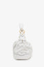 Louis Vuitton 2009 White Mahina Leather Solar PM Bag