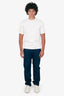 Valentino Jeans Dark Blue Straight Leg Jeans Size 34 Mens