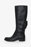 Valentino Black Tied Bow Back High Boots Size 37