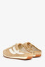 Vince Beige/White Suede 'Oasis' Slip On Sneaker Mules Size 36.5