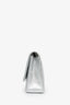 Pre-loved Chanel™ 2009-2010 Silver Lambskin Maxi Single Flap Bag