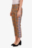 Pantalon Burberry à carreaux Nova beige taille 36