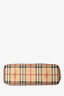 Burberry Brown/Burgundy Novacheck Leather Mini Tote Bag