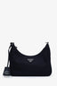 Prada Navy Re-Nylon Re-Edition 2005 Bag With Strap + Pouch