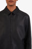 Loro Piana Black Calfskin Leather Reversible Jacket Size L Mens