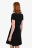 Theory Black Layered Short Sleeve Dress Size 2