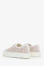 Christian Dior White/Pink Oblique 'WalknDior' Sneakers Size 37