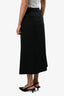 Maison Margiela MM6 Black Wool Blend Maxi Skirt Size 40