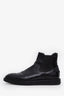 Prada Black Leather Ankle Boots Size 9 Mens