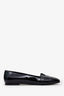 Hermès Black Patent Leather 'Nice' Flats Size 38.5